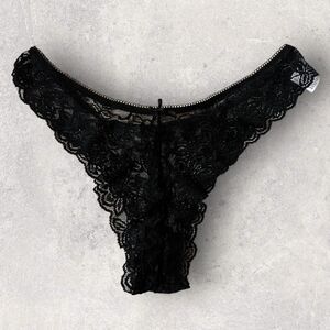 Black Lace Cheeky Panty
